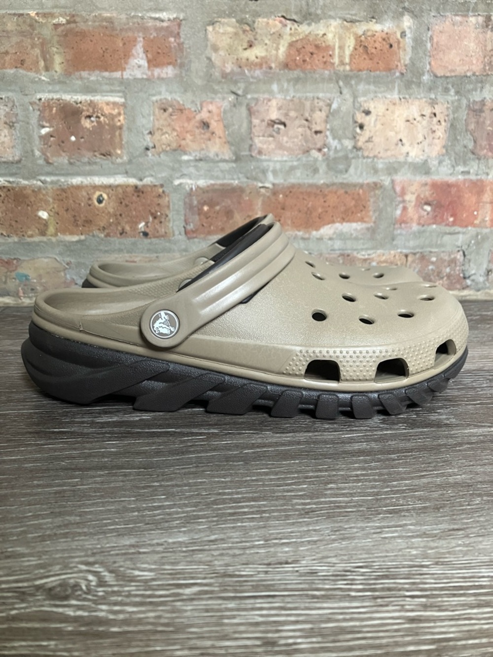 Crocs Duet Max Clogs - 201398 - Khaki/Espresso
